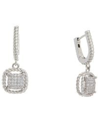 Juvell - 18K Plated Cz Drop Earrings - Lyst