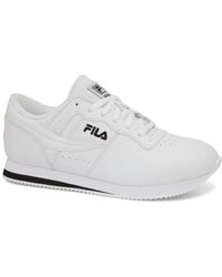 Fila - Machu Leather-trim Sneaker - Lyst
