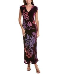 Johnny Was - Toto Bias Silk-Blend Maxi Dress - Lyst
