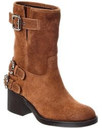 Chloé - Dakota Suede Bootie - Lyst