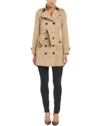 Burberry Sandringham Mid-length Heritage Trench Coat - Natural
