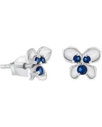 Donatello Gian - Gemstone Cz Stud Earrings - Lyst