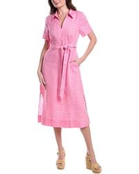 Tommy Bahama - Coastalina Popover Linen Midi Dress - Lyst