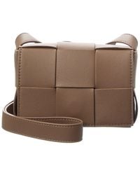 Bottega Veneta - Cassette Leather Crossbody - Lyst