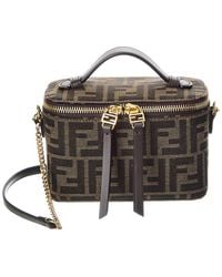 Fendi - Ff Jacquard Vanity Case - Lyst