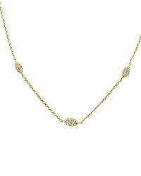 Sabrina Designs - 14k 0.32 Ct. Tw. Diamond Station Necklace - Lyst