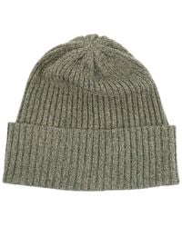 Portolano - Merino Wool Ribbed Beanie - Lyst