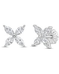 Diana M. Jewels - Diana M. 14K 2.00 Ct. Tw. Lab-Grown Diamond Stud Earrings - Lyst