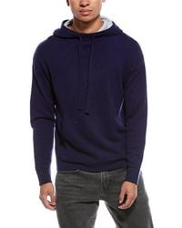 Brodie Cashmere - Classic Wool & Cashmere-Blend Hoodie - Lyst