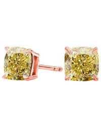 Amairah - 14K Rose 1.00 Ct. Tw. Lab-Grown Diamond Stud Earrings - Lyst