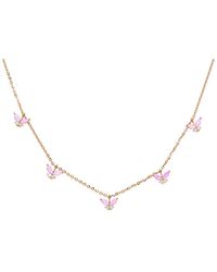 Diana M. Jewels - Fine Jewelry 14k Rose Gold 1.02 Ct. Tw. Diamond & Sapphire Necklace - Lyst