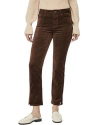 PAIGE - Cindy Twisted Seam Slit Chicory Coffee Jean - Lyst