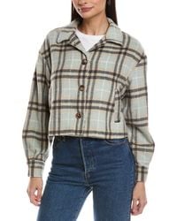 OAT New York - Cropped Plaid Jacket - Lyst
