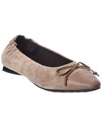 The Flexx - Galatea Suede Flat - Lyst