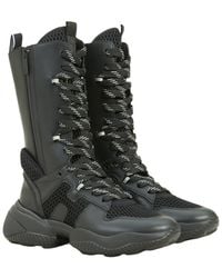 Hogan - Interaction Leather Boot - Lyst