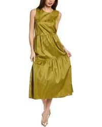 Lafayette 148 New York - Two-tier Midi Dress - Lyst
