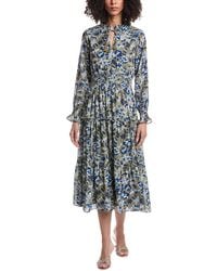 Sail To Sable - Smocked Waist Midi Dress - Lyst