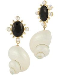 Sphera Milano - Plated Cz Earrings - Lyst
