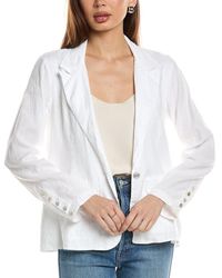 Bella Dahl - Easy Longline Linen Blazer - Lyst
