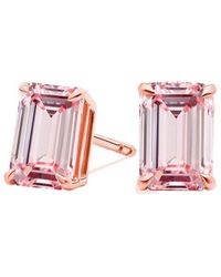 Amairah - 14K Rose 2.00 Ct. Tw. Lab-Grown Diamond Stud Earrings - Lyst