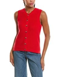525 America - Crewneck Button Down Vest - Lyst