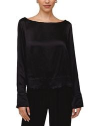 Bella Dahl - Long Sleeve Split Back Pullover - Lyst