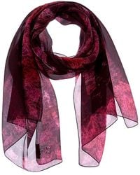 Jimmy Choo - Logo Silk Scarf - Lyst