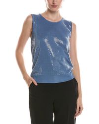 Anne Klein - Sequin Top - Lyst