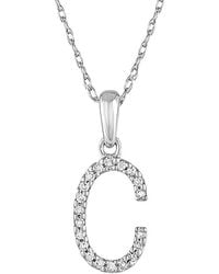 Sabrina Designs - 14k Diamond Initial Necklace (a-z) - Lyst