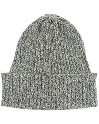 Portolano - Merino Wool Ribbed Beanie - Lyst
