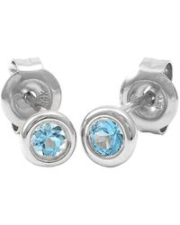 Gemstones - Classic 14K 0.25 Ct. Tw. Topaz Earrings - Lyst