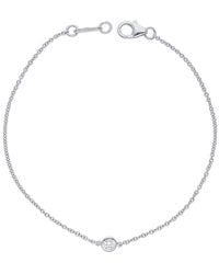 Diamond Select Cuts - Diana M. Fine Jewelry 14K 0.15 Ct. Tw. Diamond Bracelet - Lyst