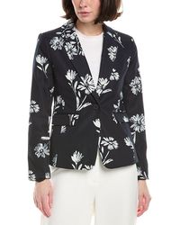 Tahari - Petite Sateen Blazer - Lyst
