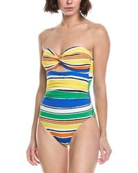 Kate Spade - Bandeau One-Piece - Lyst