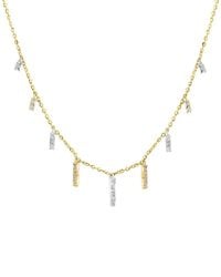 Effy Fine Jewelry - 14K 0.16 Ct. Tw. Diamond Necklace - Lyst