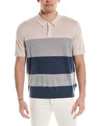 Ted Baker - Cove Multi Striped Wool Polo Shirt - Lyst