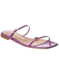 Gianvito Rossi - Ribbon Cruise Patent Sandal - Lyst