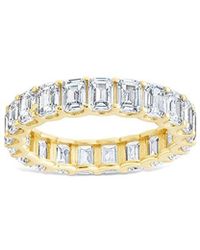 Sterling Forever - 14K Over Cz Rio Baguette Ring - Lyst