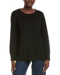 Eileen Fisher - Crewneck Wool Sweater - Lyst