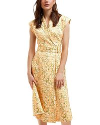 Draper James - Addison Short Sleeve Linen Midi Shirtdress - Lyst