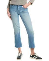 L'Agence - Tati High-Rise Crop Micro Boot Jean - Lyst