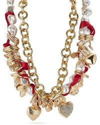Sphera Milano - Plated Cz Toggle Necklace - Lyst