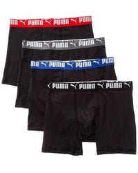 PUMA - Set Of 4 Boxer Brief - Lyst