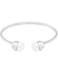 Savvy Cie - 9-10Mmmm Pearl Cuff Bracelet - Lyst
