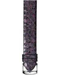 Philip Stein Snakeskin Watch Strap - Large - Purple