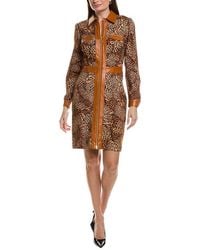 tyler boe - Karine Ponte Cheetah Dress - Lyst