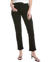 Rag & Bone - Wren High-rise Full Length Black Slim Straight Leg Jean - Lyst