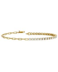 Lab Grown Diamonds - 14K 2.08 Ct. Tw. Lab-Grown Diamond Bracelet - Lyst