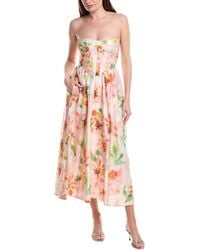 Bardot - Lola Corset Midi Dress - Lyst
