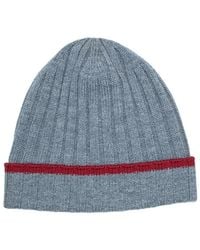 Portolano - Merino Wool Ribbed Beanie - Lyst